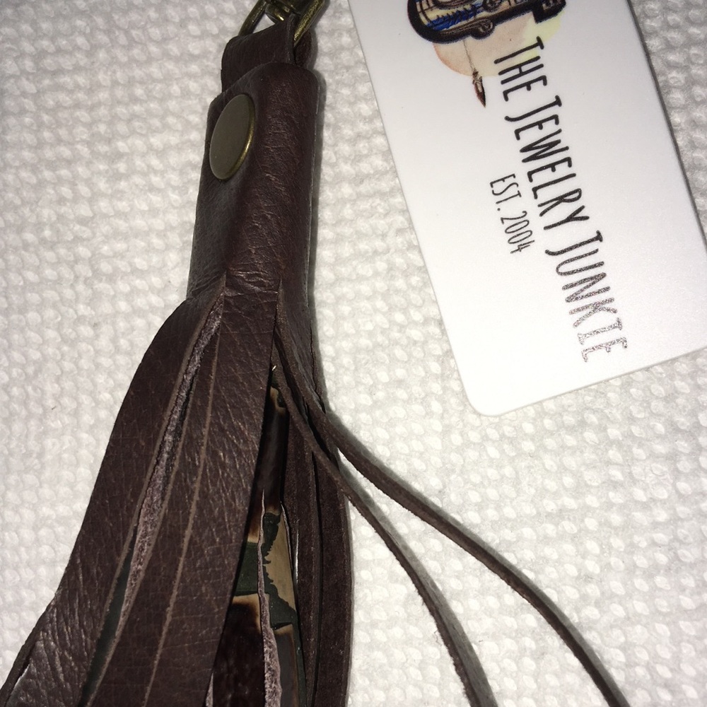 Boho Style Leather Tassel